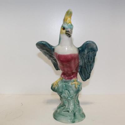 Porcelain colorful bird