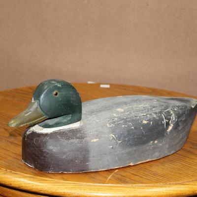 Vintage old Wood Duck Decoy Signed Timberline Good Vintage Condition