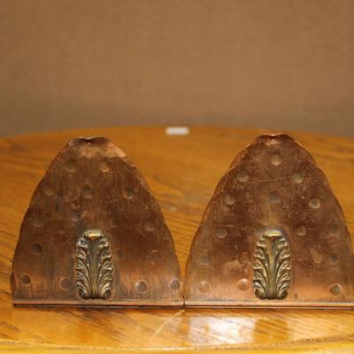 Copper Bookends