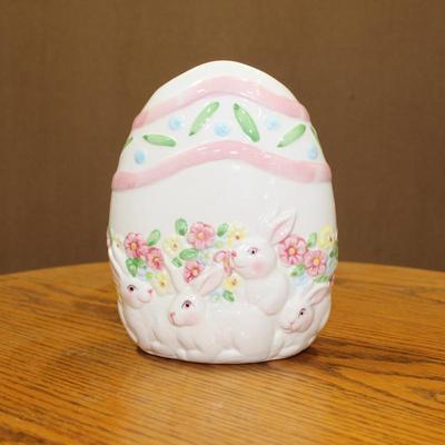 Easter egg with bunny on it, home décor