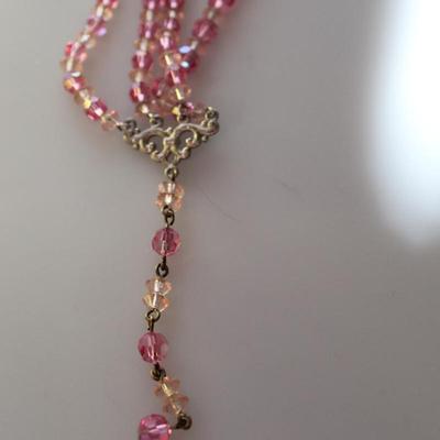 Pink costume jewlery