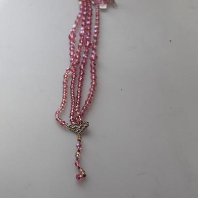 Pink costume jewlery