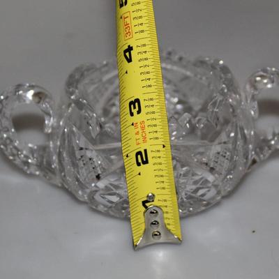 ABC Crystal sugar bowl & Creamer set