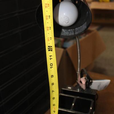 Desklamp organizer