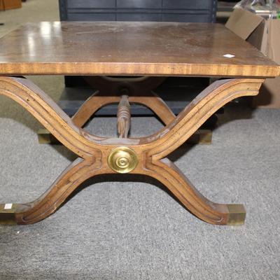Henredon 1950s, X base, Side table