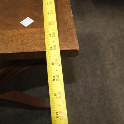 Henredon 1950s, X base, Side table