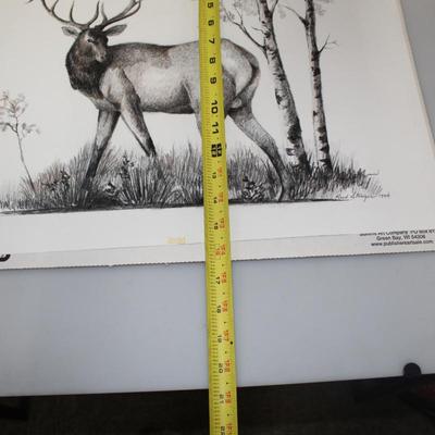 Elk Drawing