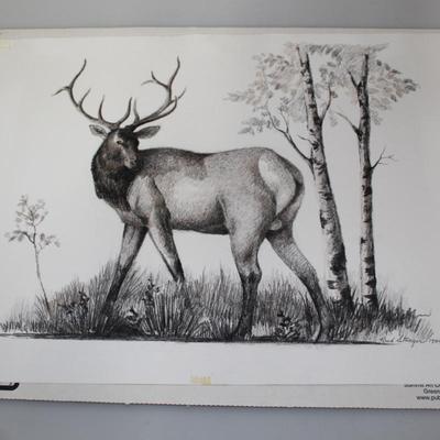 Elk Drawing
