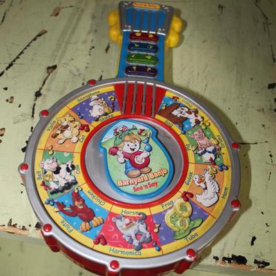 Mattel Toddler's Musical See 'n Say Barnyard Banjo '2002 Guitar Toy