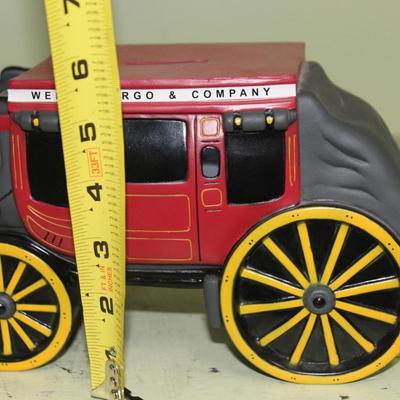 Wells Fargo Stagecoach Vinyl Bank