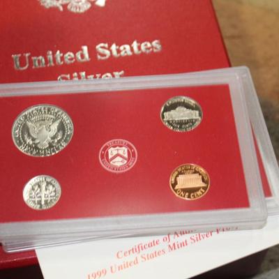 UNITED STATES MINT SILVER PROOF SET™ 1999