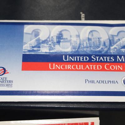 2002 Uncirculated coin set mint