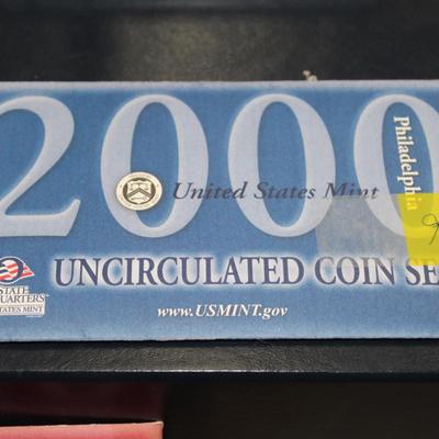 2000 Uncirculated coin set mint