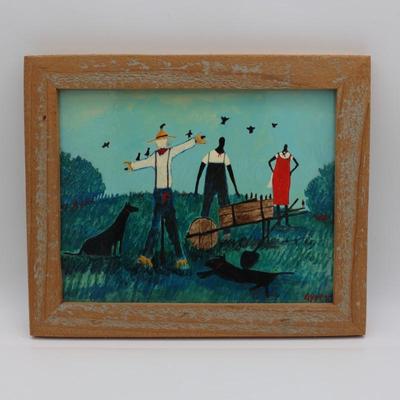 Original DARRELL SCOTT Acrylic Painting, 1995