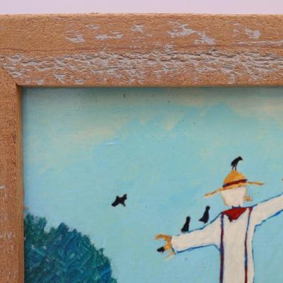 Original DARRELL SCOTT Acrylic Painting, 1995