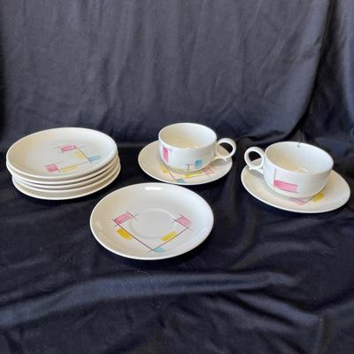 Lot 4 50s modern dinnerware