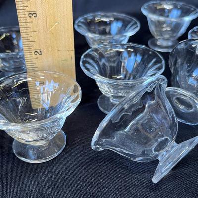 Lot 9 Fostoria Fairfax nut cups