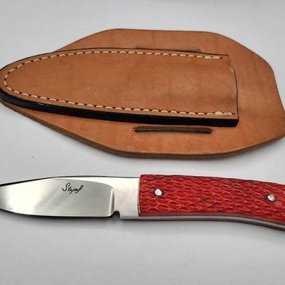 2009 Chuck Stapel OOAK Knife With Custom Sheath