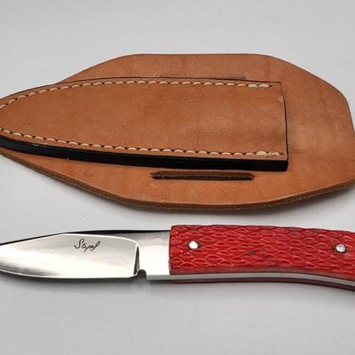 2009 Chuck Stapel OOAK Knife With Custom Sheath