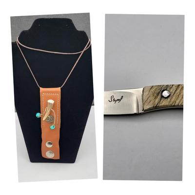 Custom Chuck Stapel Knife & Decorative Custom Sheath