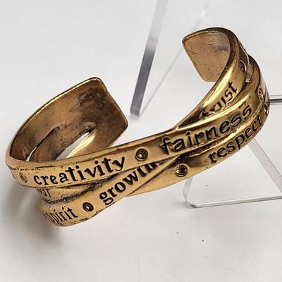 Vintage-Modern Goldtone Bracelet Variety (5)