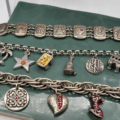 (4) Brighton Charm Bracelets