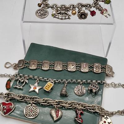 (4) Brighton Charm Bracelets