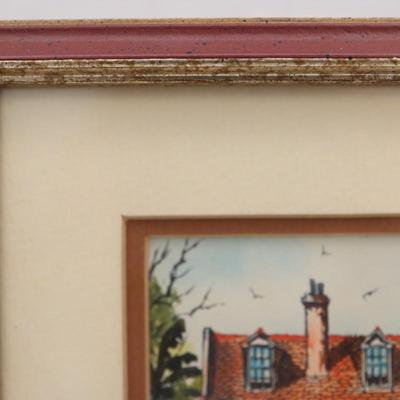 Signed Original "Creole Cottage Bourban St." by Roger Carrington, 1980