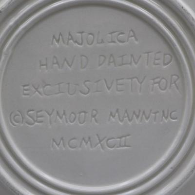 MAJOLICA Hand Painted Exclusivley for Seymoor