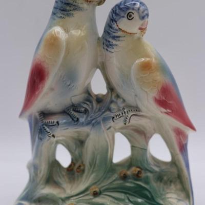 Vintage Spaulding China - Double Parakeet Figurine