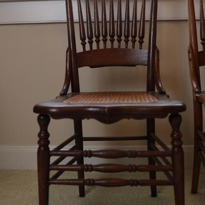 Eight Cane Chairs H. Zambelli Furniture (8)