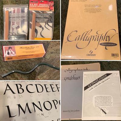 Calligraphy Paper, Lettering Guides, & More (2K-HS)