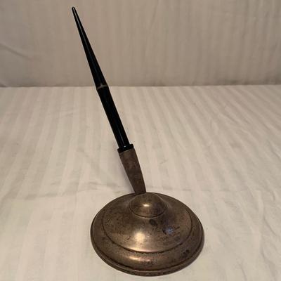 Sterling Pen Stand, Abacus, Brass Lamp & More Office Accessories (2L-HS)