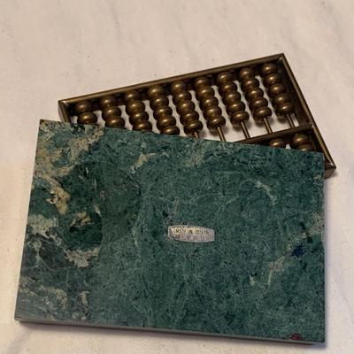 Sterling Pen Stand, Abacus, Brass Lamp & More Office Accessories (2L-HS)