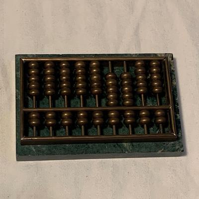 Sterling Pen Stand, Abacus, Brass Lamp & More Office Accessories (2L-HS)