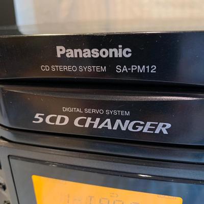 Panasonic CD Stereo System w/Speakers & Plateau Speaker Stands (2K-HS)