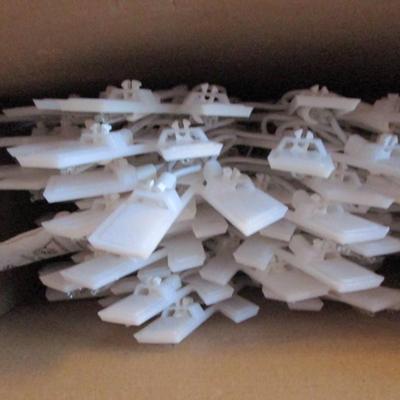 1 box Hanging Snowflake Lights,  1 box 50 faceted C6 lights