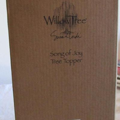Willow Tree "Song of Joy" angel tree topper