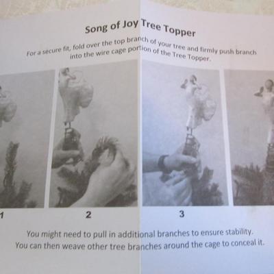 Willow Tree "Song of Joy" angel tree topper