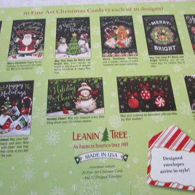 2 pkg Leanin' Tree Christmas cards