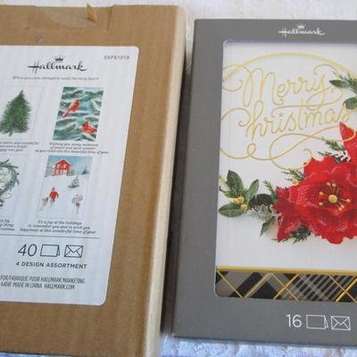 2 boxes Hallmark Christmas cards