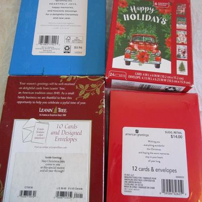 4 boxes assorted Christmas cards