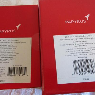 2 boxes Papyrus Christmas cards