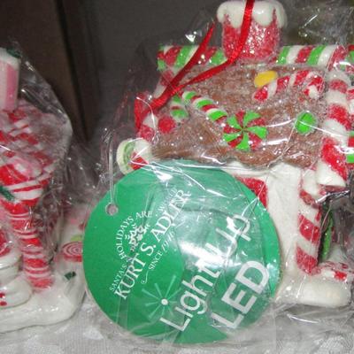 Kurt Adler light-up LED Christmas ornaments