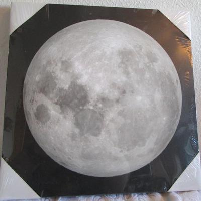 Framed canvas Moon picture