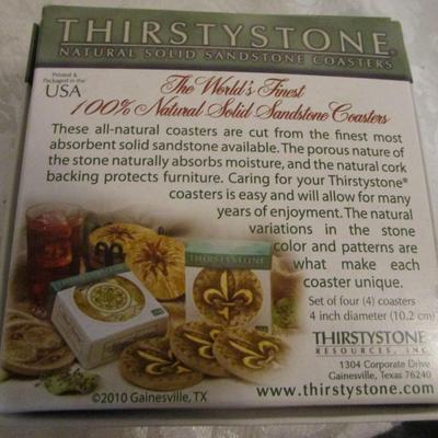 Thirsty stone coasters & mini teapot