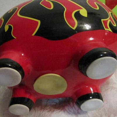 2 large piggy banks