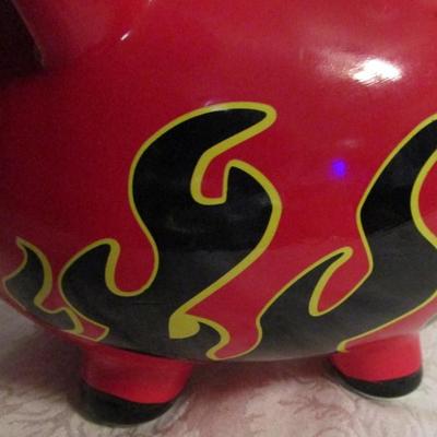 2 large piggy banks