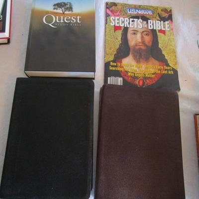 2 Self Concordia, self study Bibles NIV; Quest Study Bible; US News & World Report Secrets of the Bible