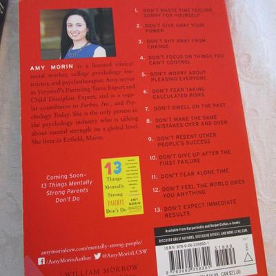 3 self help books; and "Liberty Amendments"